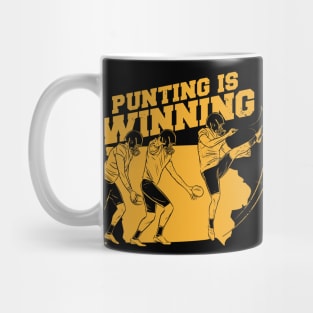 Punting Is Winning // Funny Football Punter Iowa Mug